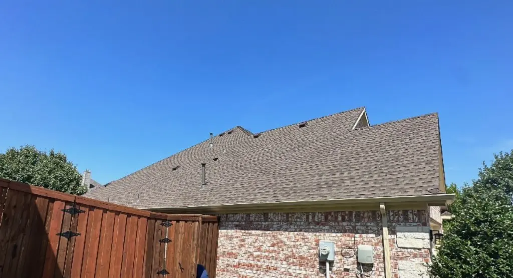 Completed roof replacement project in Jefferson